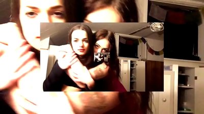 Zwei sexy Brünette emotionale Höschen bleiben Bastarde schrullige Schlampe