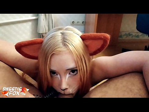 ❤️ Kitsune schluckt Schwanz und Sperma in ihrem Mund ❤️❌ Sluts bei uns ❌